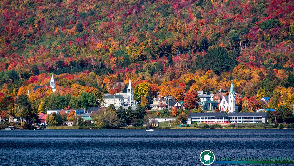 Autumn in Island Pond Vermont