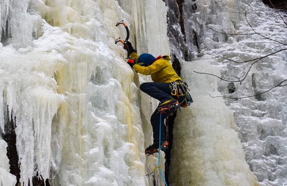 Ice Climbing In Vermont
