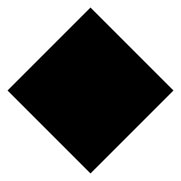 Ski trail rating symbol black diamond 4