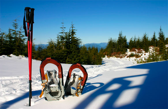 Snowshoeing in Vermont
